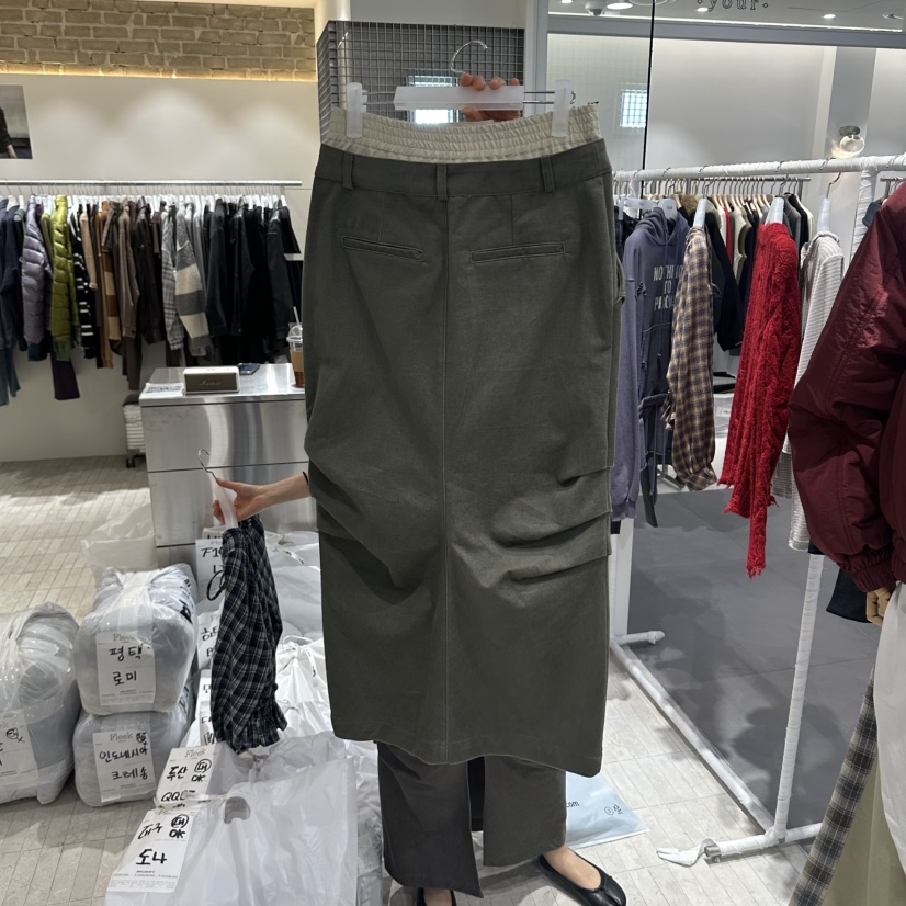 FLEEK韓國直郵女裝新款推薦真品休閑人氣時尚熱賣長裙Fleek長裙