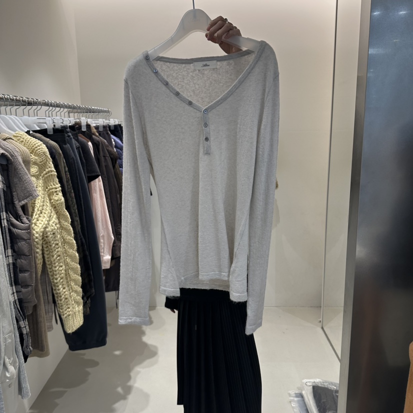 ALTER東大門實拍女裝新品推薦時尚真品熱賣人氣休閑長袖T恤Alter長袖T恤圖色3