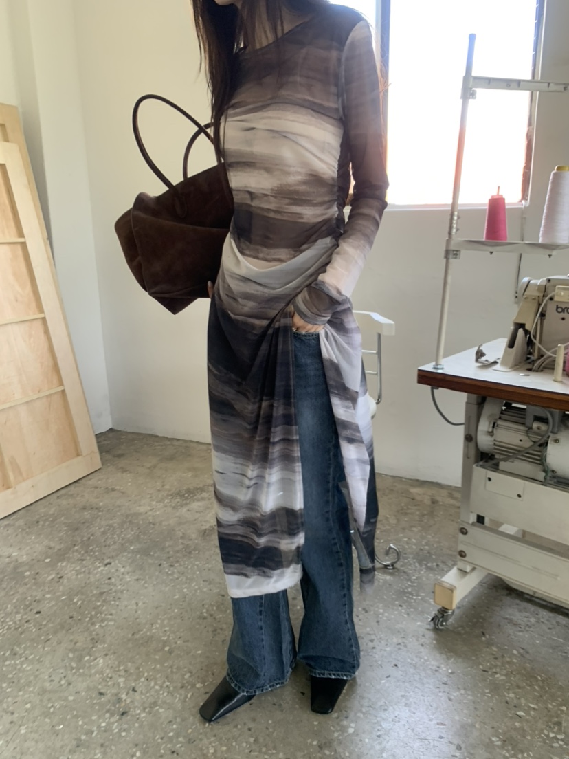 LE AVE韓國直郵女裝新款時尚真品熱賣推薦人氣休閑連衣裙LE AVE連衣裙