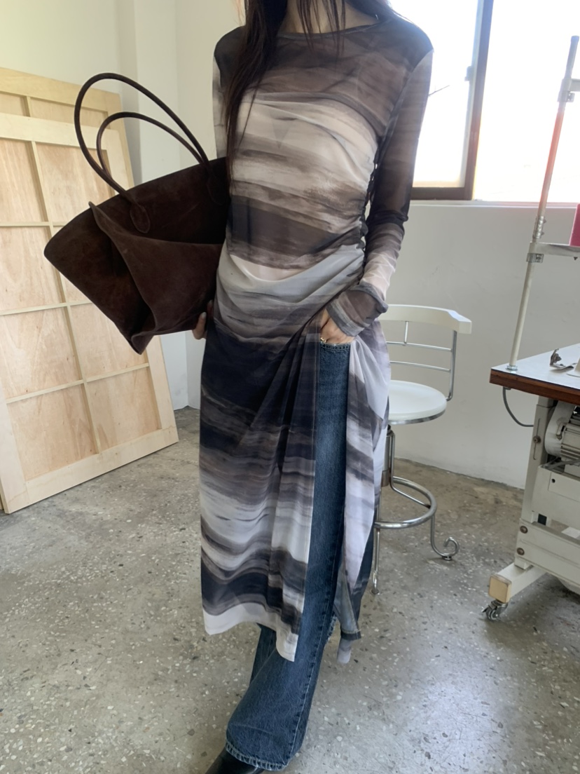 LE AVE韓國直郵女裝新款時尚真品熱賣推薦人氣休閑連衣裙LE AVE連衣裙