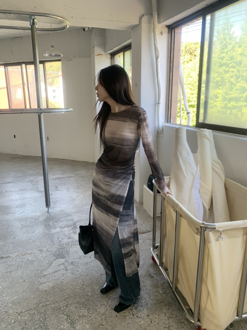 LE AVE韓國直郵女裝新款時尚真品熱賣推薦人氣休閑連衣裙LE AVE連衣裙