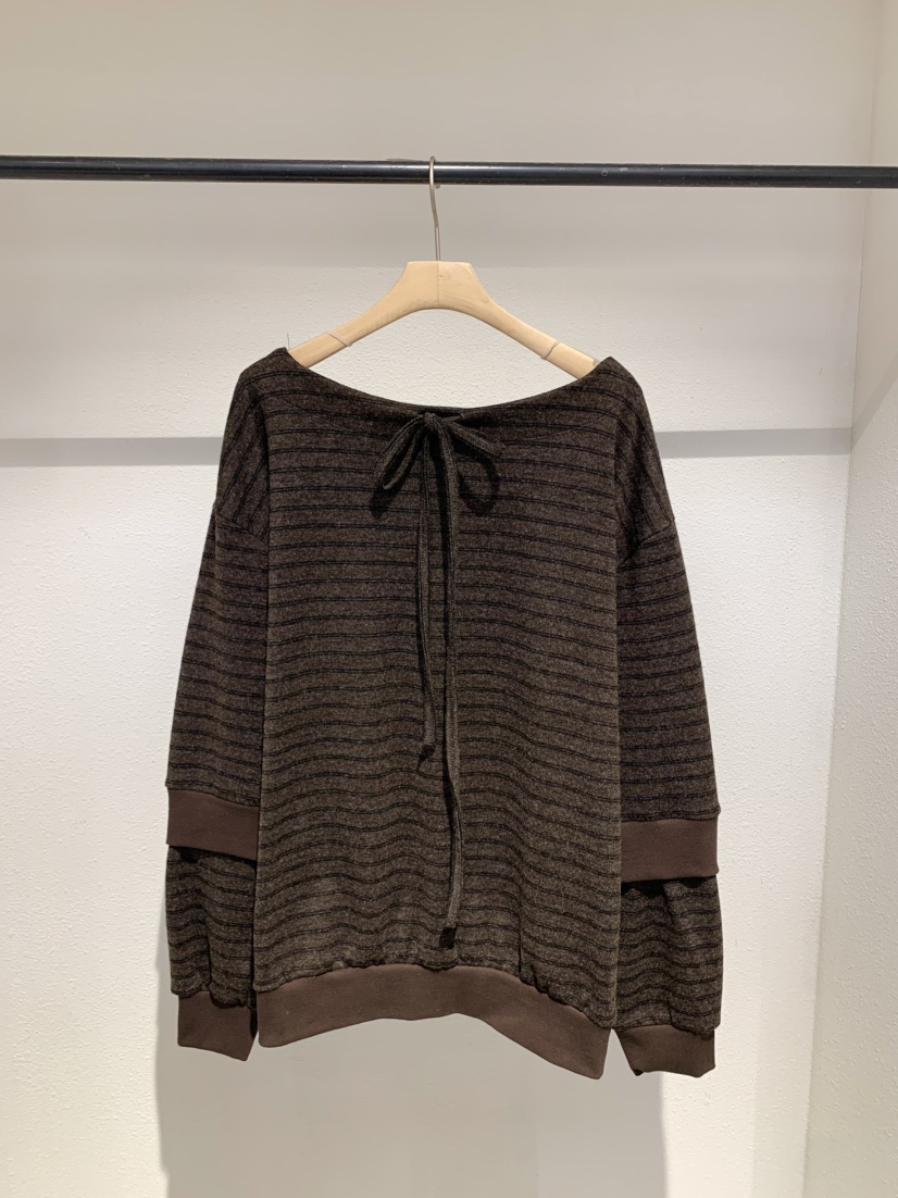 IR BIEN/BIENBIEN東大門直郵女裝新品推薦長袖T恤露肩層疊ir bien/bienbien長袖T恤圖色4