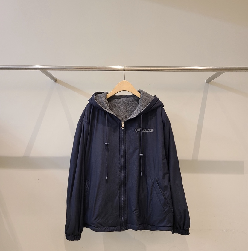 OUTRENE東大門實拍女士新品時尚真品熱賣休閑推薦夾克兩面穿OUTRENE夾克