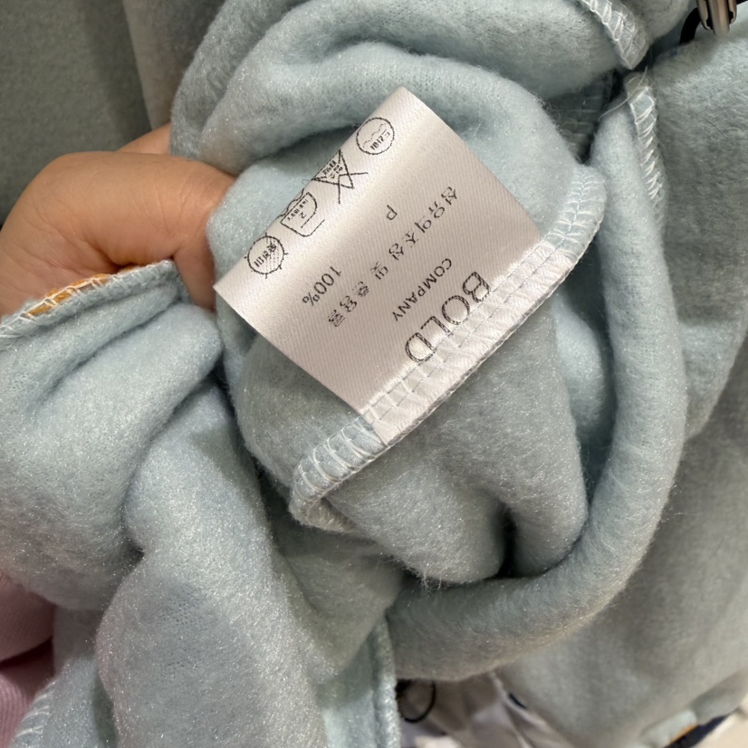 BOLD-A東大門實拍女裝新款真品時尚休閑推薦衛衣半拉鏈抓絨RE BOLD衛衣
