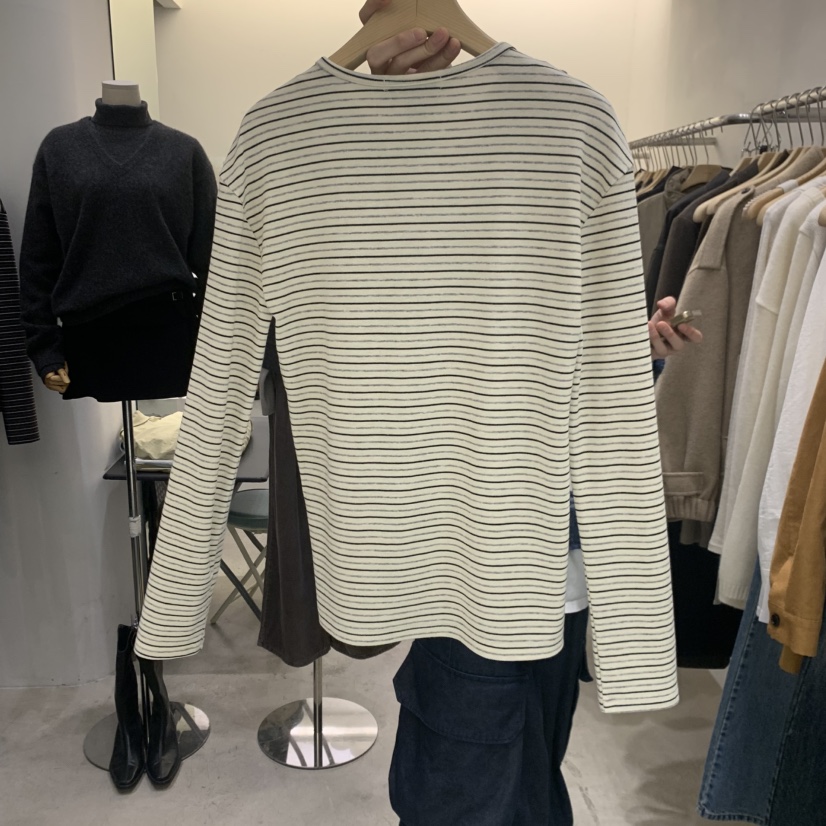 PHILO東大門實拍女裝新品推薦真品熱賣休閑時尚人氣長袖T恤PHILO長袖T恤