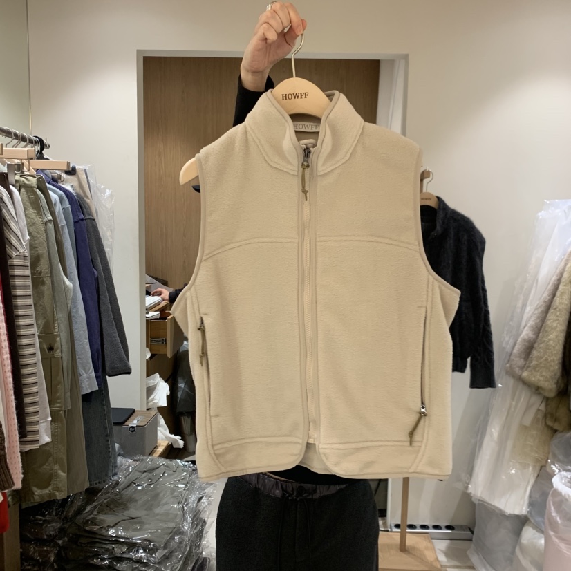 HOWFF東大門代購女裝新款真品時尚休閑人氣推薦熱賣馬甲抓絨HOWFF馬甲圖色3