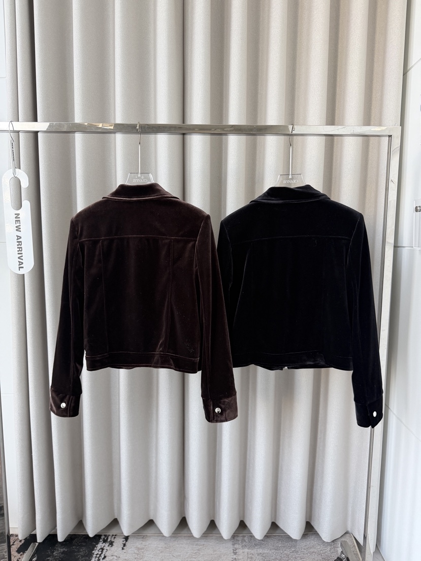 CLOTH韓國代購女士新品推薦時尚人氣休閑真品夾克天鵝絨拉鏈CLOTH夾克