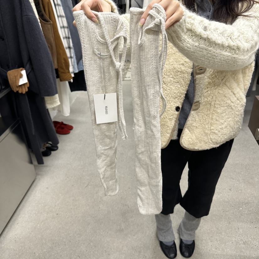 WEARABLE-L東大門實拍女士新款真品推薦時尚熱賣襪子抽繩WEARABLE襪子圖色2