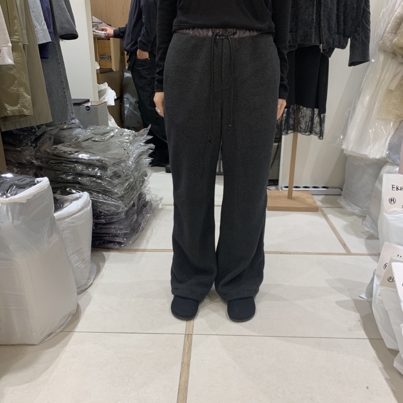 HOWFF東大門代購女裝新品休閑人氣時尚熱賣推薦休閑褲抓絨HOWFF休閑褲圖色1墨
