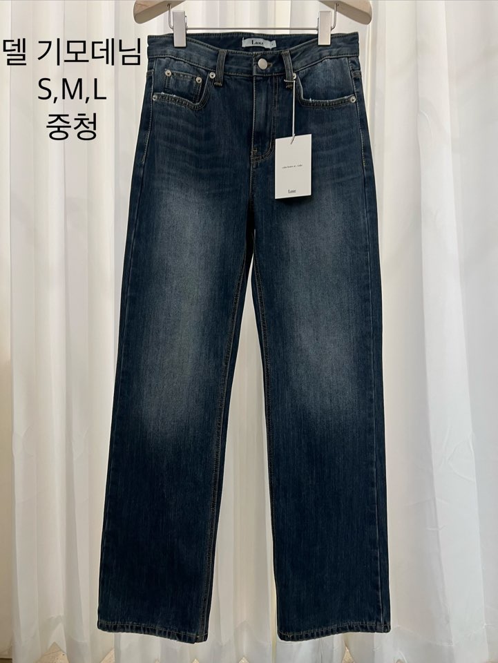 LAKE-A/KONI東大門直郵女裝新品熱賣真品休閑人氣牛仔褲Lake Side/KONI牛仔褲圖色2