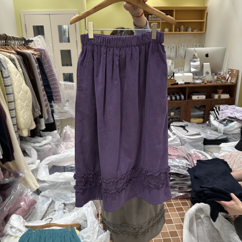 OURMOMENT東大門直郵女士新品真品熱賣時尚人氣推薦休閑長裙OURMOMENT長裙圖色1