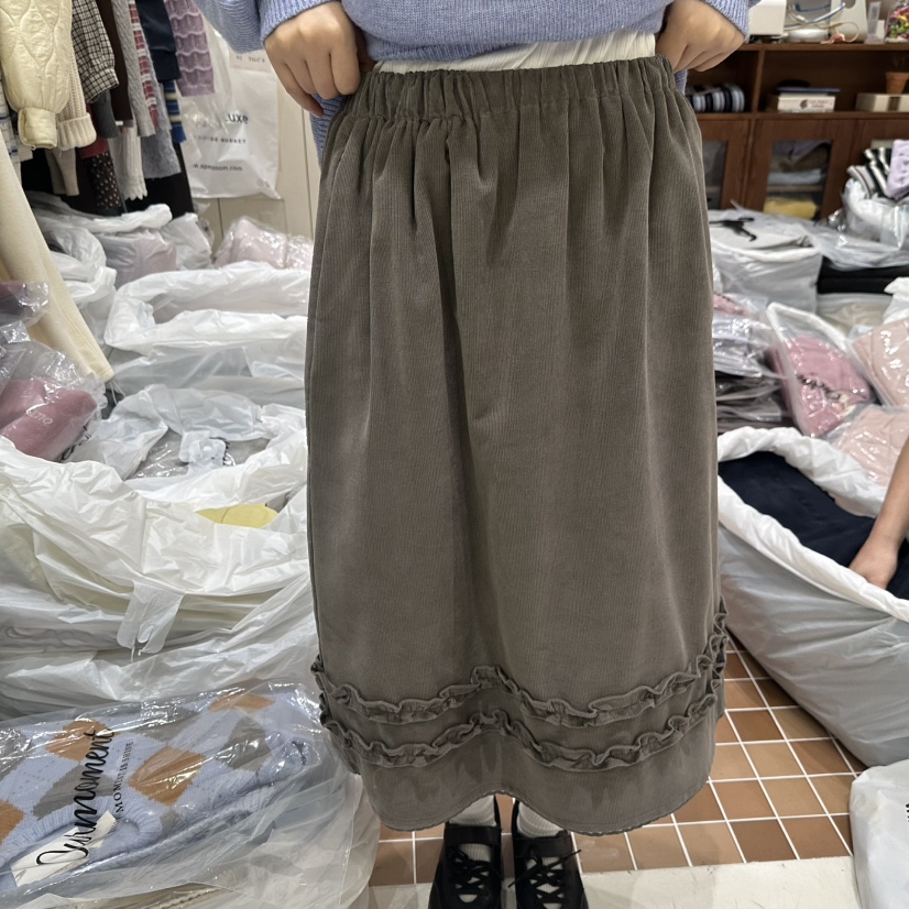 OURMOMENT東大門直郵女士新品真品熱賣時尚人氣推薦休閑長裙OURMOMENT長裙圖色3