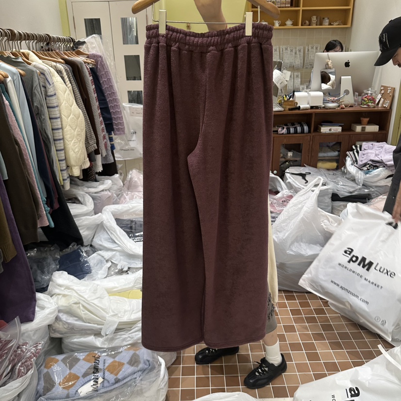 OURMOMENT韓國代購女裝新款休閑熱賣時尚推薦人氣休閑褲口袋OURMOMENT休閑褲