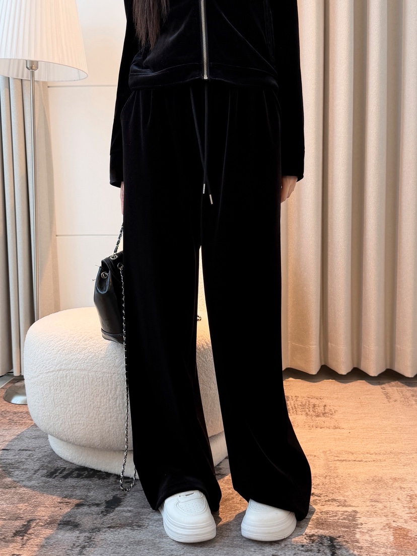 CLOTH韓國代購女裝新款熱賣人氣真品休閑休閑褲天鵝絨拉鏈CLOTH休閑褲