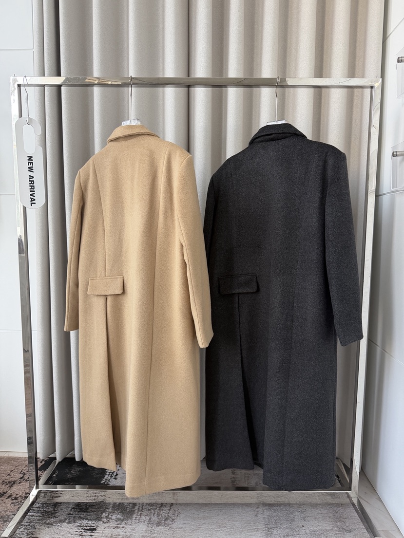 CLOTH東大門實拍女裝新品熱賣人氣真品推薦中長款大衣雙層CLOTH中長款大衣