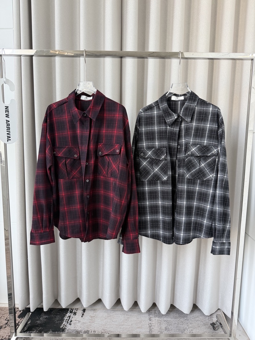 CLOTH韓國代購女士新品人氣推薦時尚熱賣真品襯衫蕾絲衫格紋CLOTH襯衫/蕾絲衫