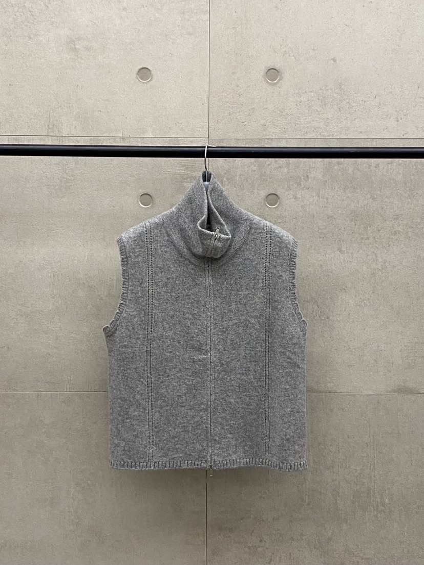 MUCH MORE/JACKPOT東大門實拍女裝新品時尚熱賣馬甲拉鏈MUCH MORE/JACKPOT馬甲圖色2