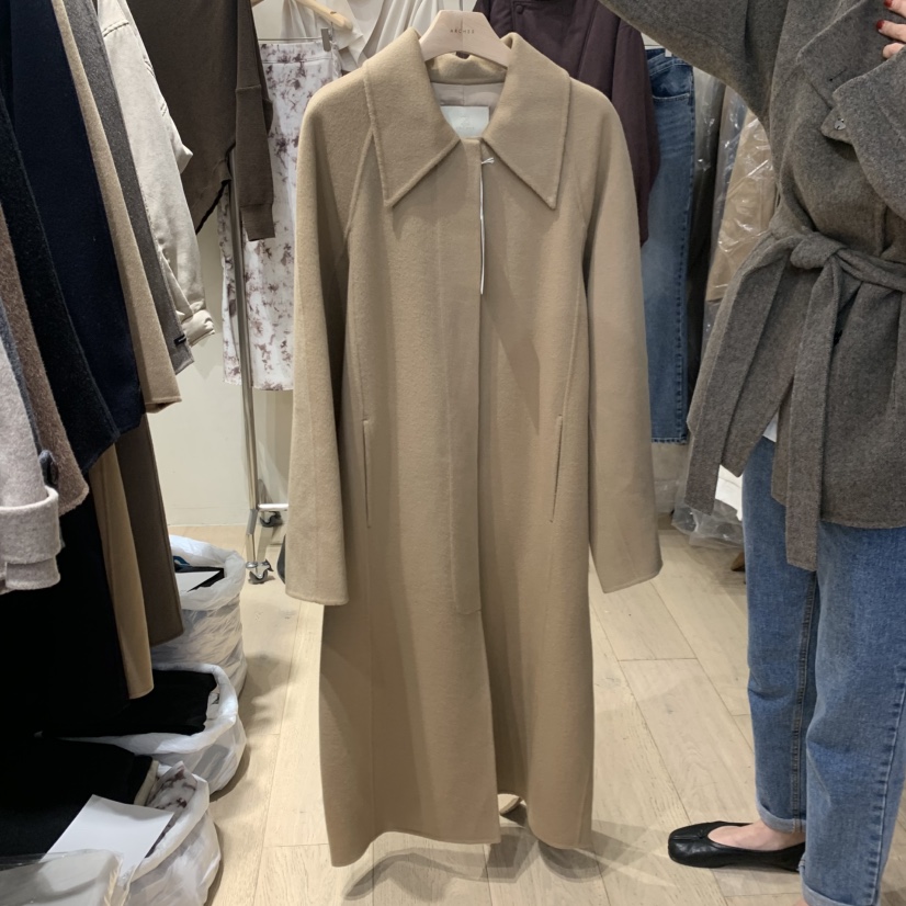ARCHER東大門實拍女裝新款時尚真品休閑人氣推薦中長款大衣ARCHER中長款大衣圖色1