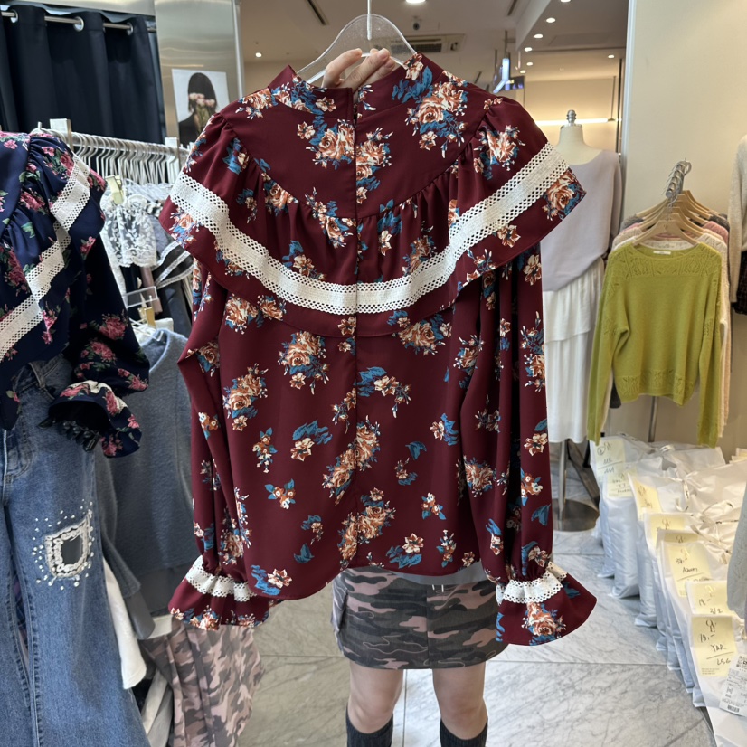 CHEAP-CHIC東大門直郵女士新款熱賣推薦真品人氣襯衫蕾絲衫CHEAP-CHIC/CHARLES THE SECOND襯衫/蕾絲衫