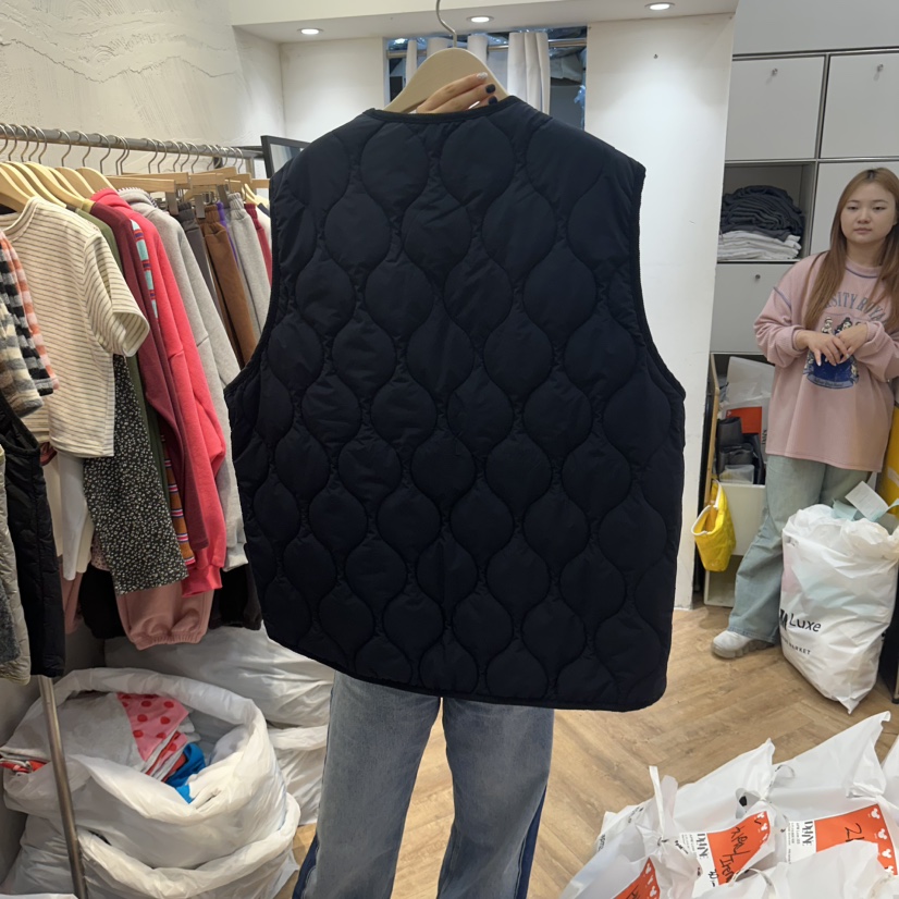 DE LINE東大門直郵女士新品休閑真品人氣熱賣推薦馬甲絎縫DE LINE馬甲
