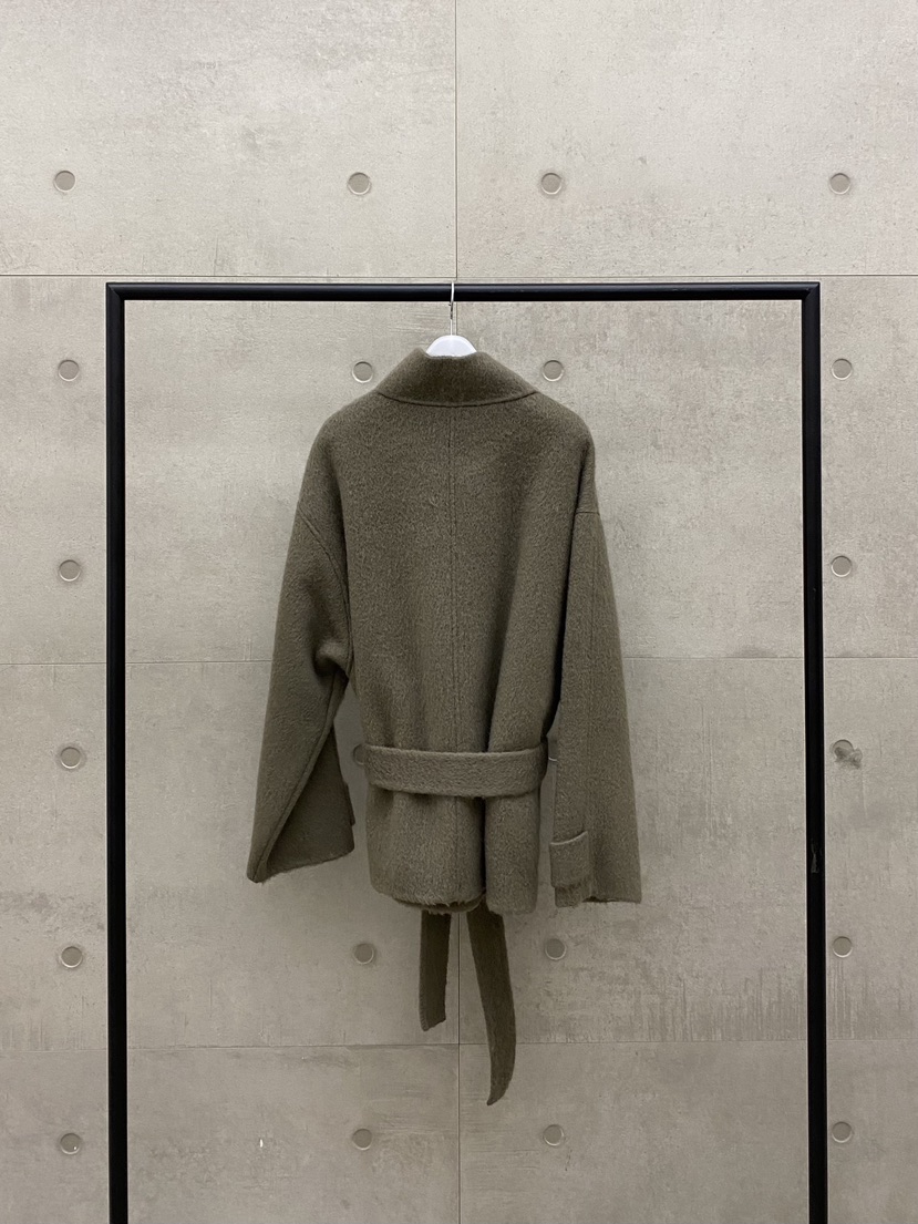 MUCH MORE/JACKPOT韓國直郵女士新品人氣短款大衣含腰帶MUCH MORE/JACKPOT短款大衣
