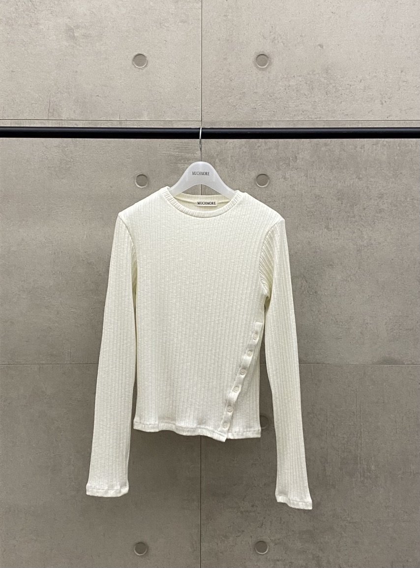 MUCH MORE/JACKPOT東大門直郵女裝新品真品長袖T恤紐扣MUCH MORE/JACKPOT長袖T恤圖色1