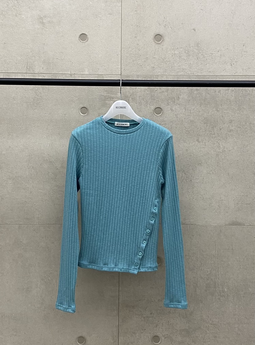 MUCH MORE/JACKPOT東大門直郵女裝新品真品長袖T恤紐扣MUCH MORE/JACKPOT長袖T恤圖色3