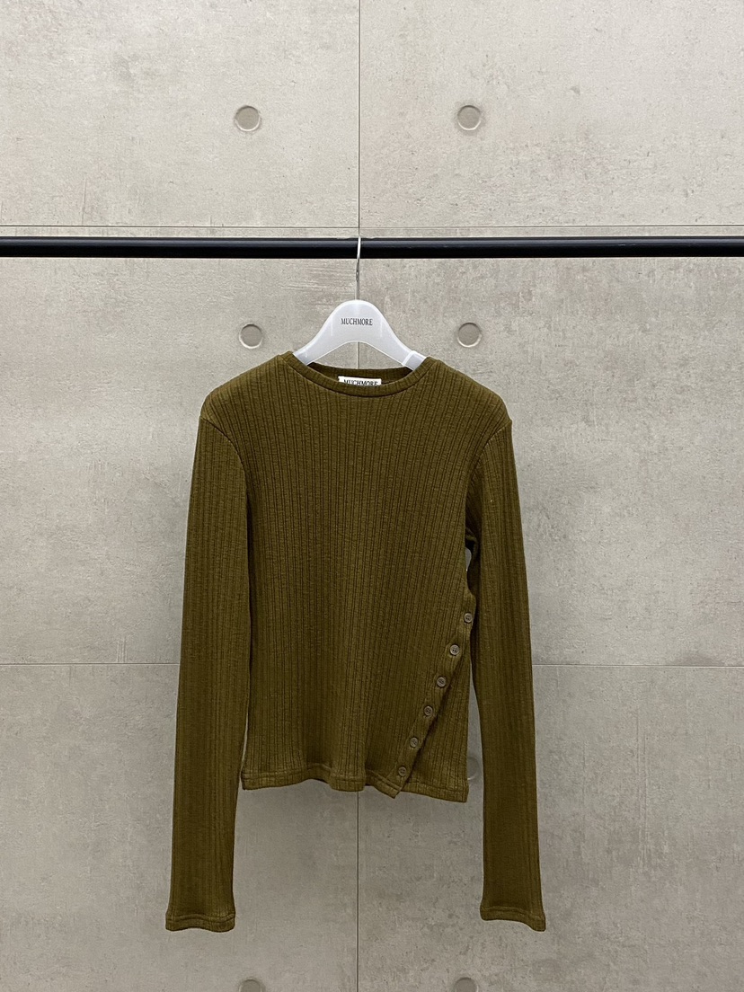 MUCH MORE/JACKPOT東大門直郵女裝新品真品長袖T恤紐扣MUCH MORE/JACKPOT長袖T恤圖色4