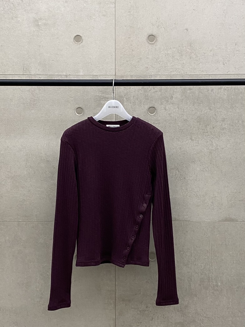 MUCH MORE/JACKPOT東大門直郵女裝新品真品長袖T恤紐扣MUCH MORE/JACKPOT長袖T恤圖色6