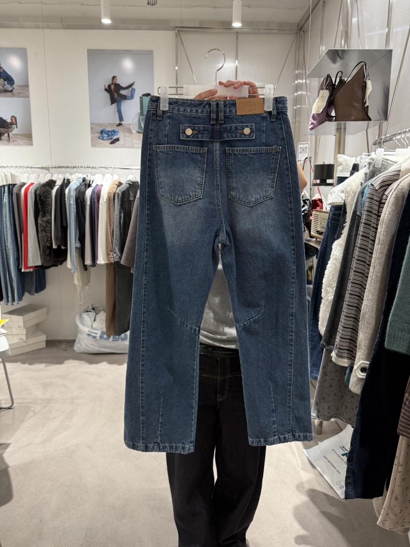 TEMPTING東大門實拍女裝新品真品休閑熱賣牛仔褲加絨拉絨TEMPTING牛仔褲
