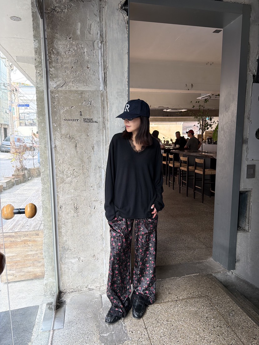FRANC—L韓國直郵女士新款推薦真品時尚熱賣休閑褲天鵝絨FRANC休閑褲
