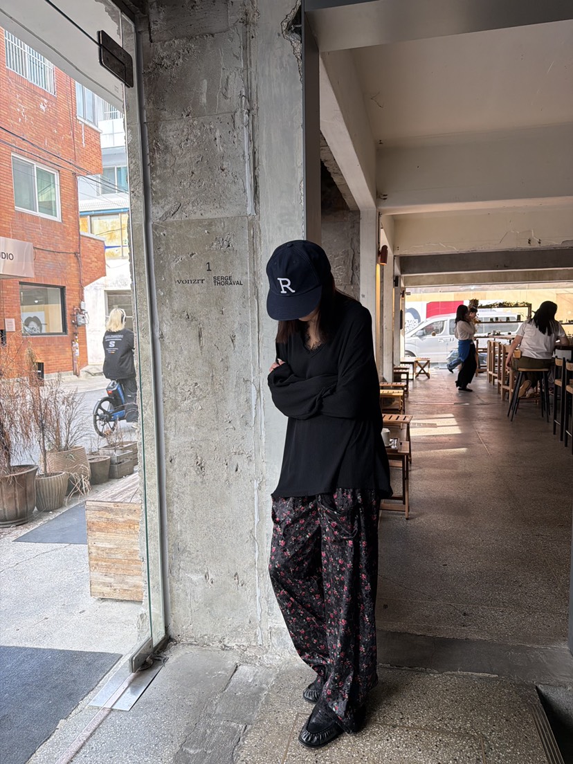 FRANC—L韓國直郵女士新款推薦真品時尚熱賣休閑褲天鵝絨FRANC休閑褲