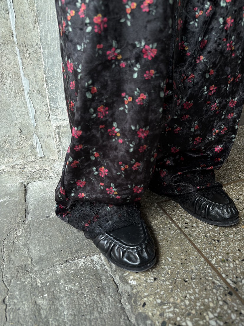 FRANC—L韓國直郵女士新款推薦真品時尚熱賣休閑褲天鵝絨FRANC休閑褲