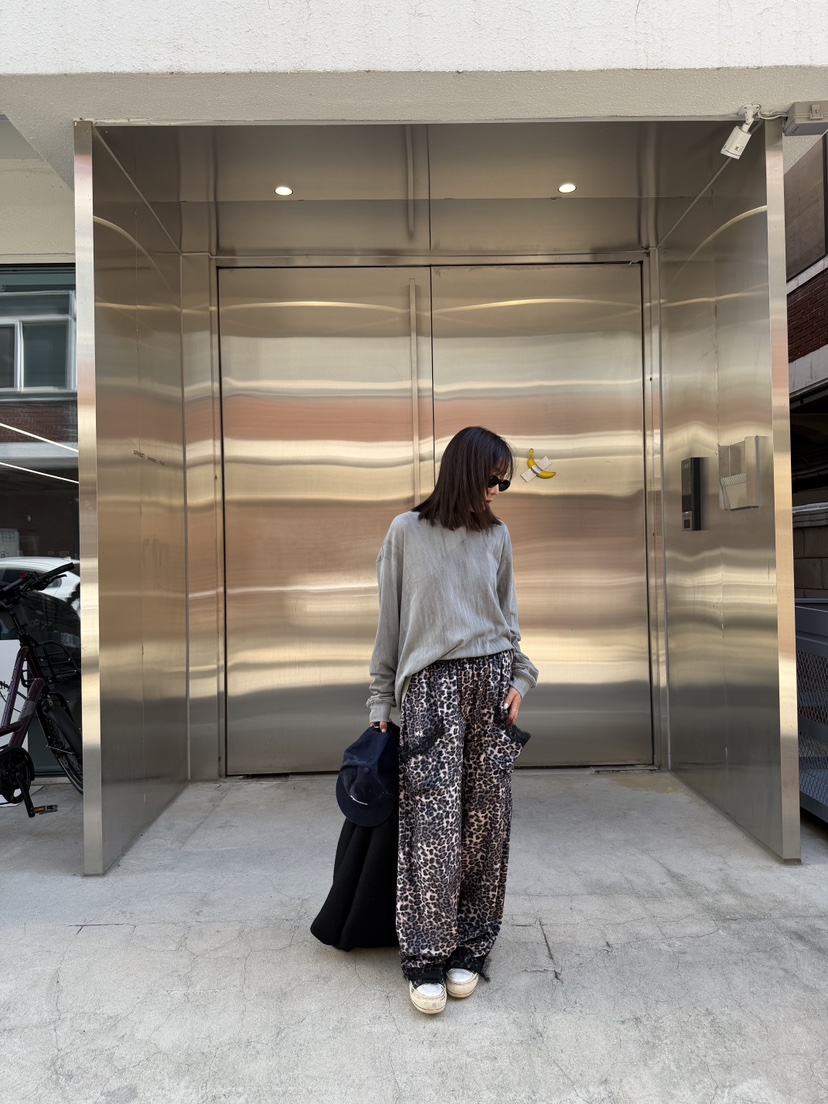 FRANC—L韓國直郵女士新款推薦真品時尚熱賣休閑褲天鵝絨FRANC休閑褲