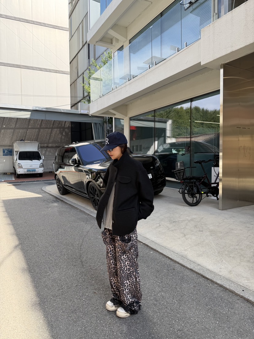 FRANC—L韓國直郵女士新款推薦真品時尚熱賣休閑褲天鵝絨FRANC休閑褲