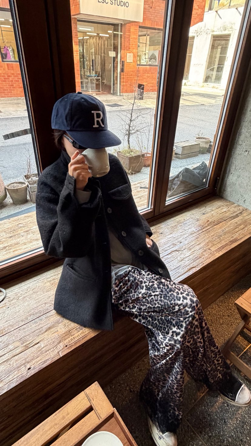 FRANC—L韓國直郵女士新款推薦真品時尚熱賣休閑褲天鵝絨FRANC休閑褲