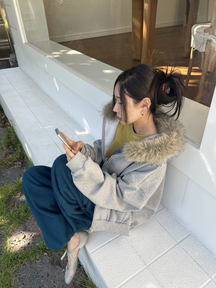 ME MO東大門代購女裝新品休閑推薦真品時尚夾克連帽衫狐貍ME MO夾克