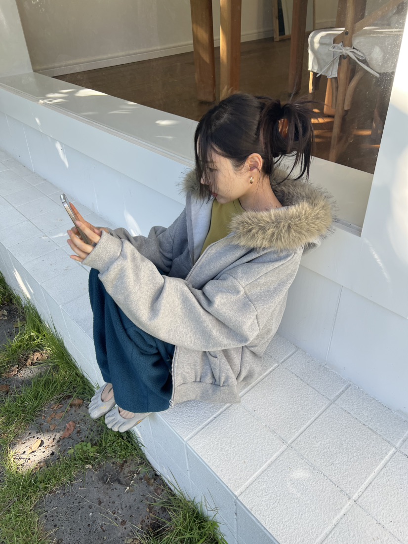 ME MO東大門代購女裝新品休閑推薦真品時尚夾克連帽衫狐貍ME MO夾克