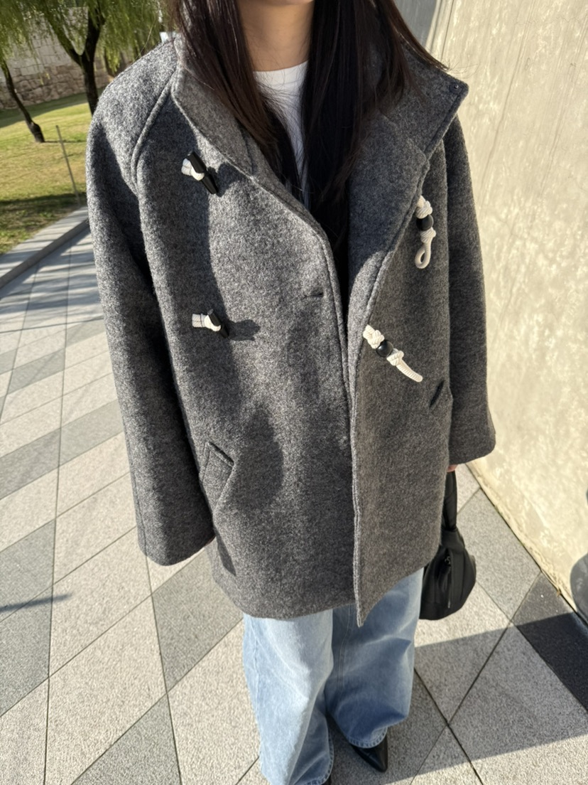 VERNIMENT東大門實拍女士新品休閑真品熱賣時尚中長款大衣VERNIMENT中長款大衣