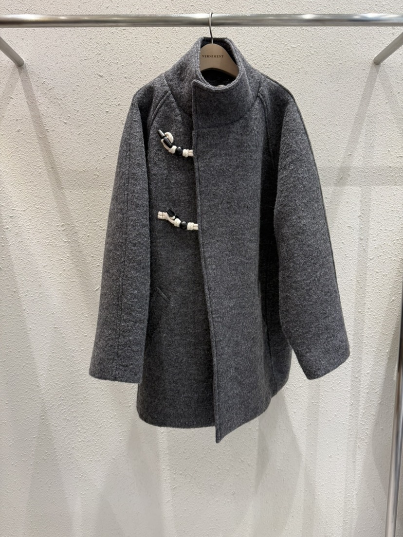 VERNIMENT東大門實拍女士新品休閑真品熱賣時尚中長款大衣VERNIMENT中長款大衣圖色2