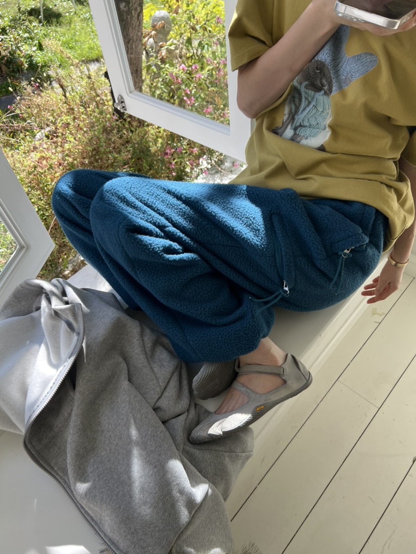 ME MO韓國代購女士新品休閑人氣熱賣時尚休閑褲抓絨蓬松ME MO休閑褲