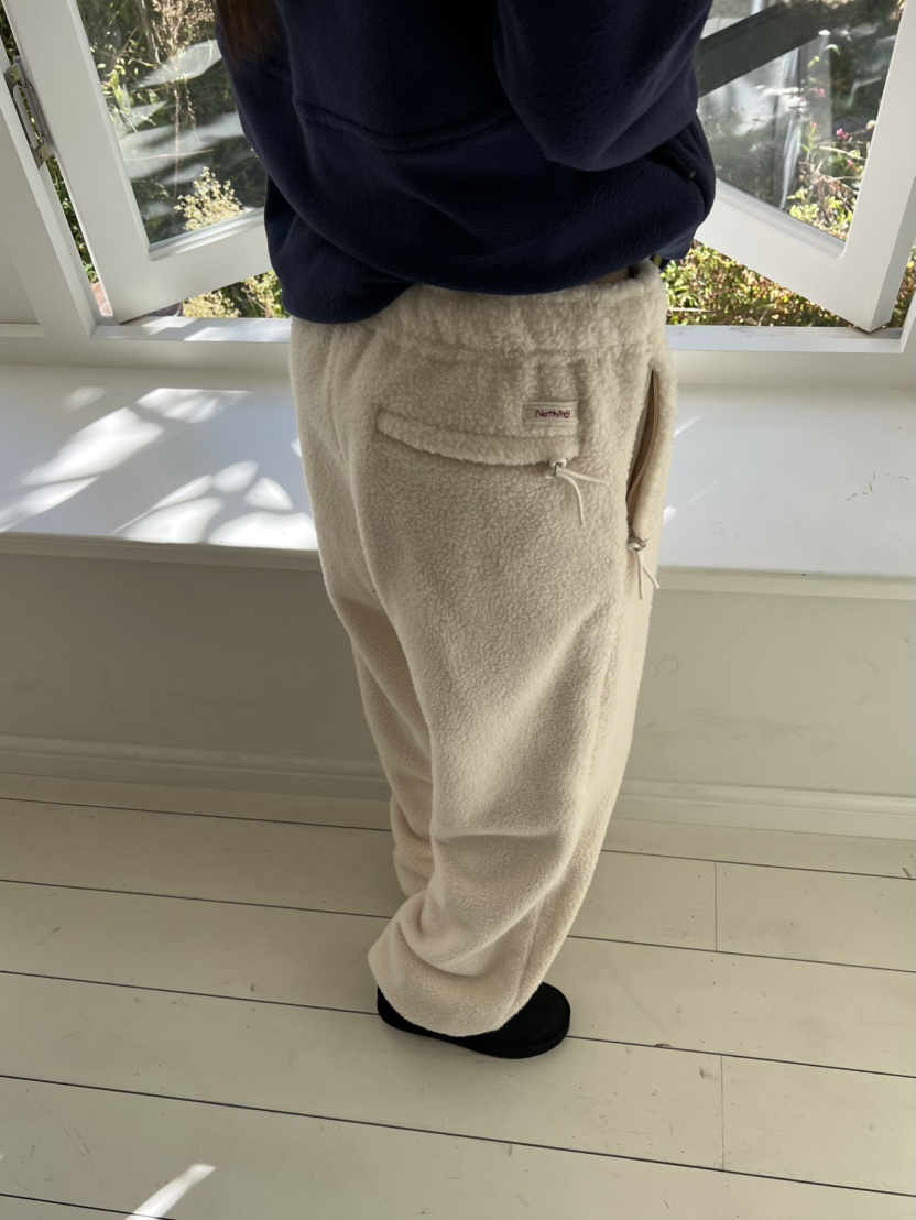 ME MO韓國代購女士新品休閑人氣熱賣時尚休閑褲抓絨蓬松ME MO休閑褲
