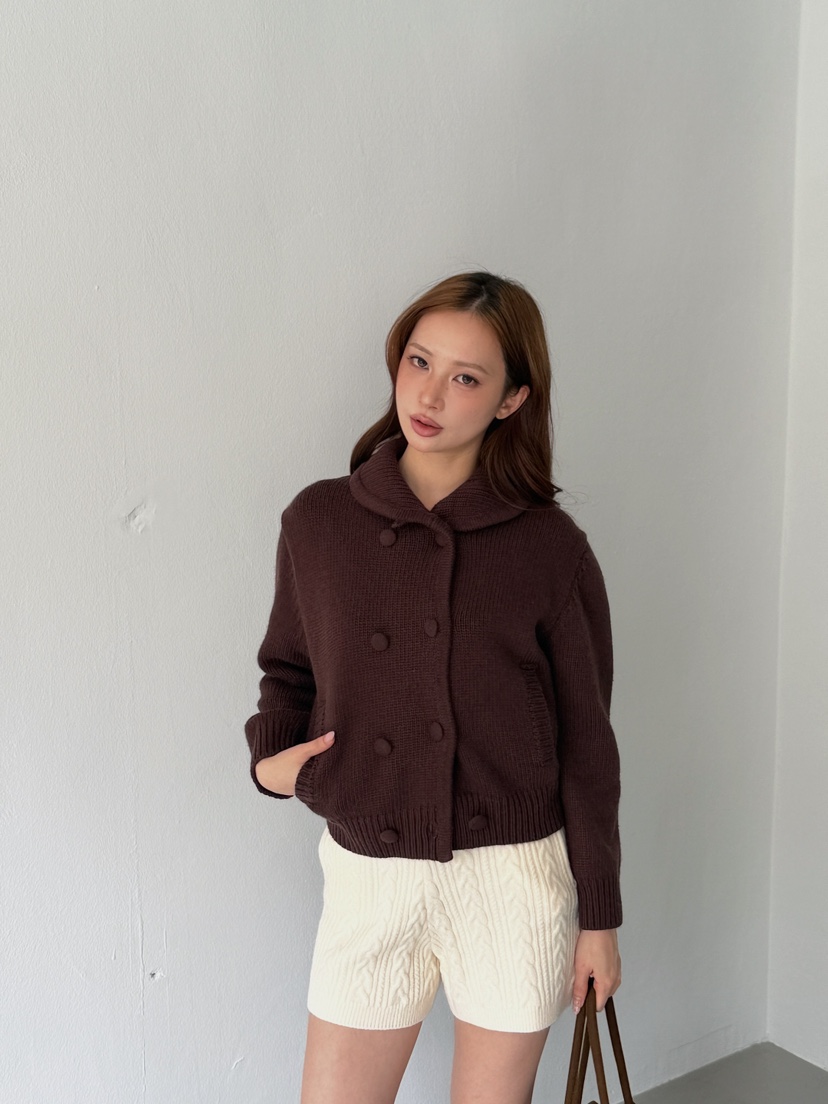 MARKE-P東大門實拍女裝新品休閑時尚真品人氣開衫雙層開襟MARKE-P開衫