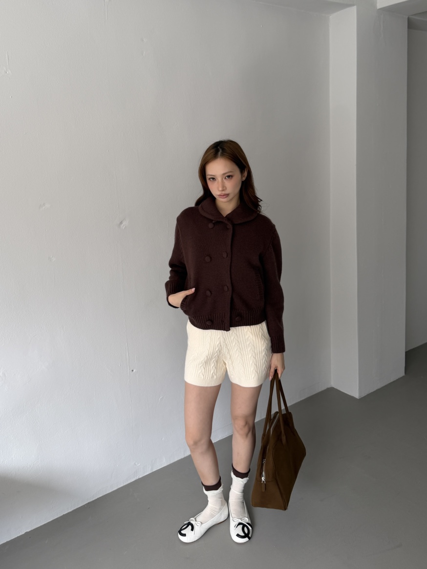 MARKE-P東大門實拍女裝新品休閑時尚真品人氣開衫雙層開襟MARKE-P開衫