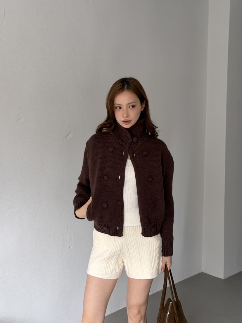 MARKE-P東大門實拍女裝新品休閑時尚真品人氣開衫雙層開襟MARKE-P開衫