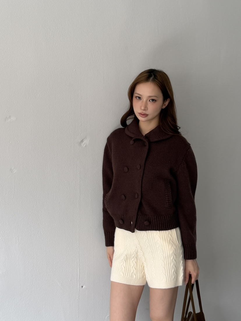 MARKE-P東大門實拍女裝新品休閑時尚真品人氣開衫雙層開襟MARKE-P開衫圖色2