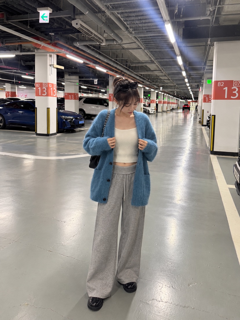 PAIRING韓國代購女士新品熱賣休閑真品人氣推薦開衫安哥拉PAIRING開衫