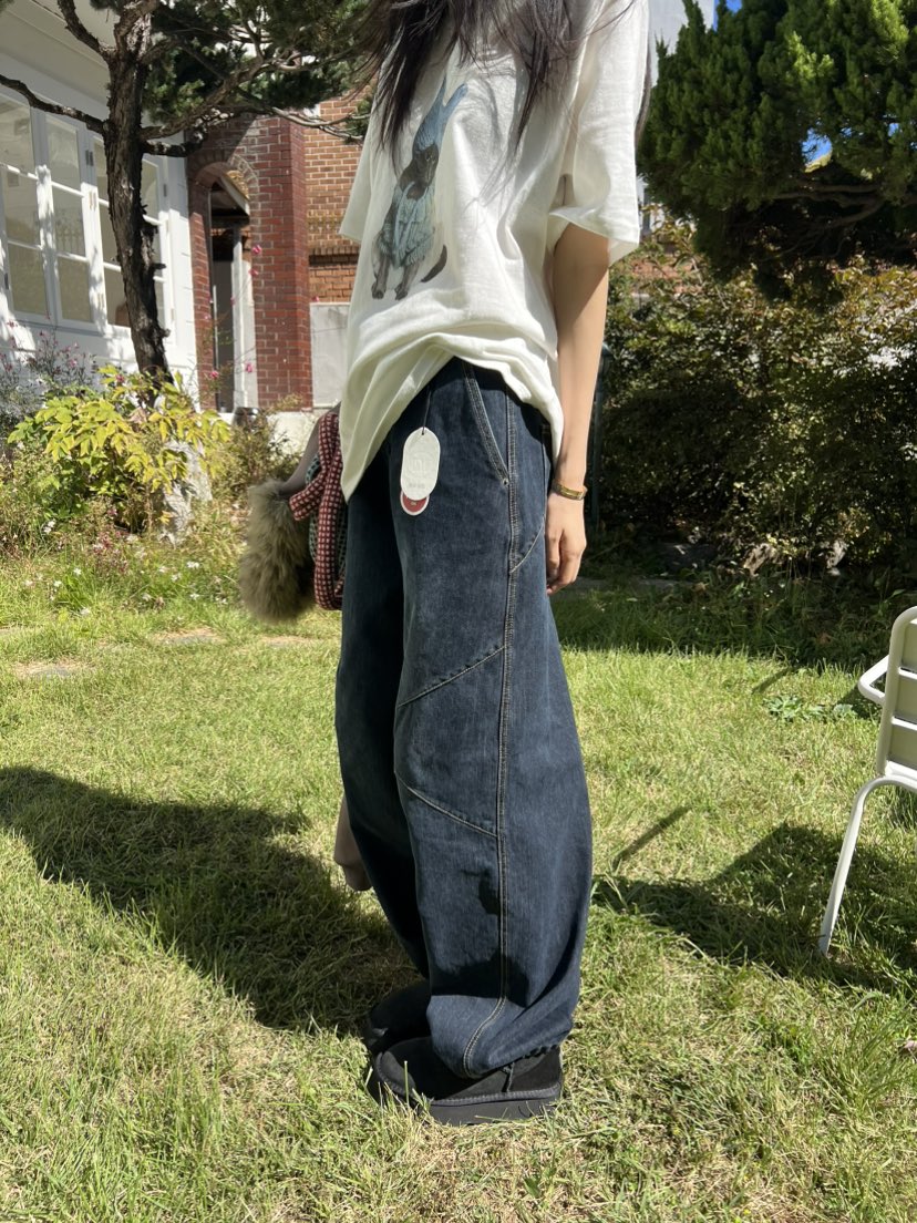 ME MO東大門直郵女裝新款時尚熱賣推薦人氣休閑真品牛仔褲ME MO牛仔褲