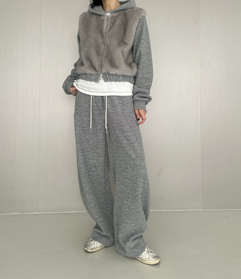 EDITION-P東大門代購女裝新品推薦人氣休閑夾克連帽衫貂皮EDITION-P夾克