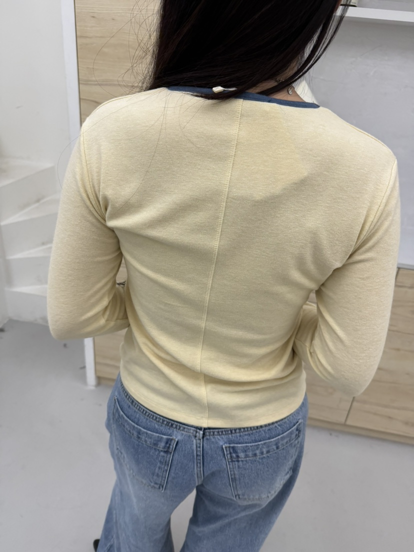 VERNIMENT東大門實拍女裝新品真品推薦時尚長袖T恤安哥拉VERNIMENT長袖T恤
